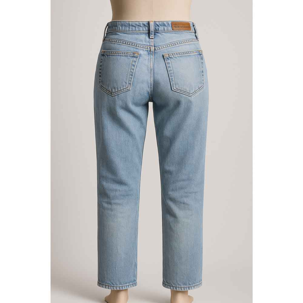 Polo Jeans Co Ralph Lauren Light Wash Denim Y2K Bootcut Jeans Vintage RL 2 Short